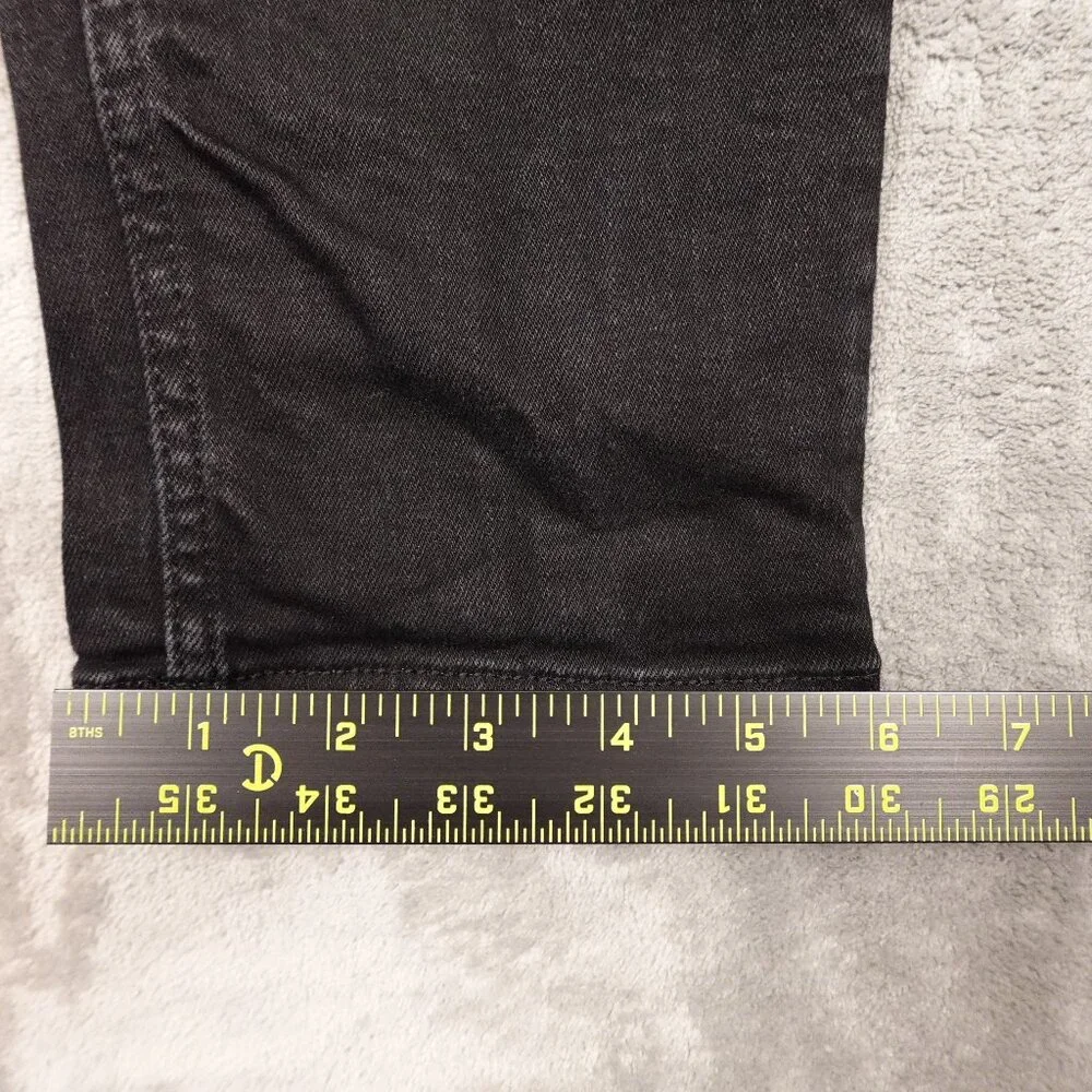 Chronic jeans skinny men's 33 black‎ denim button fly